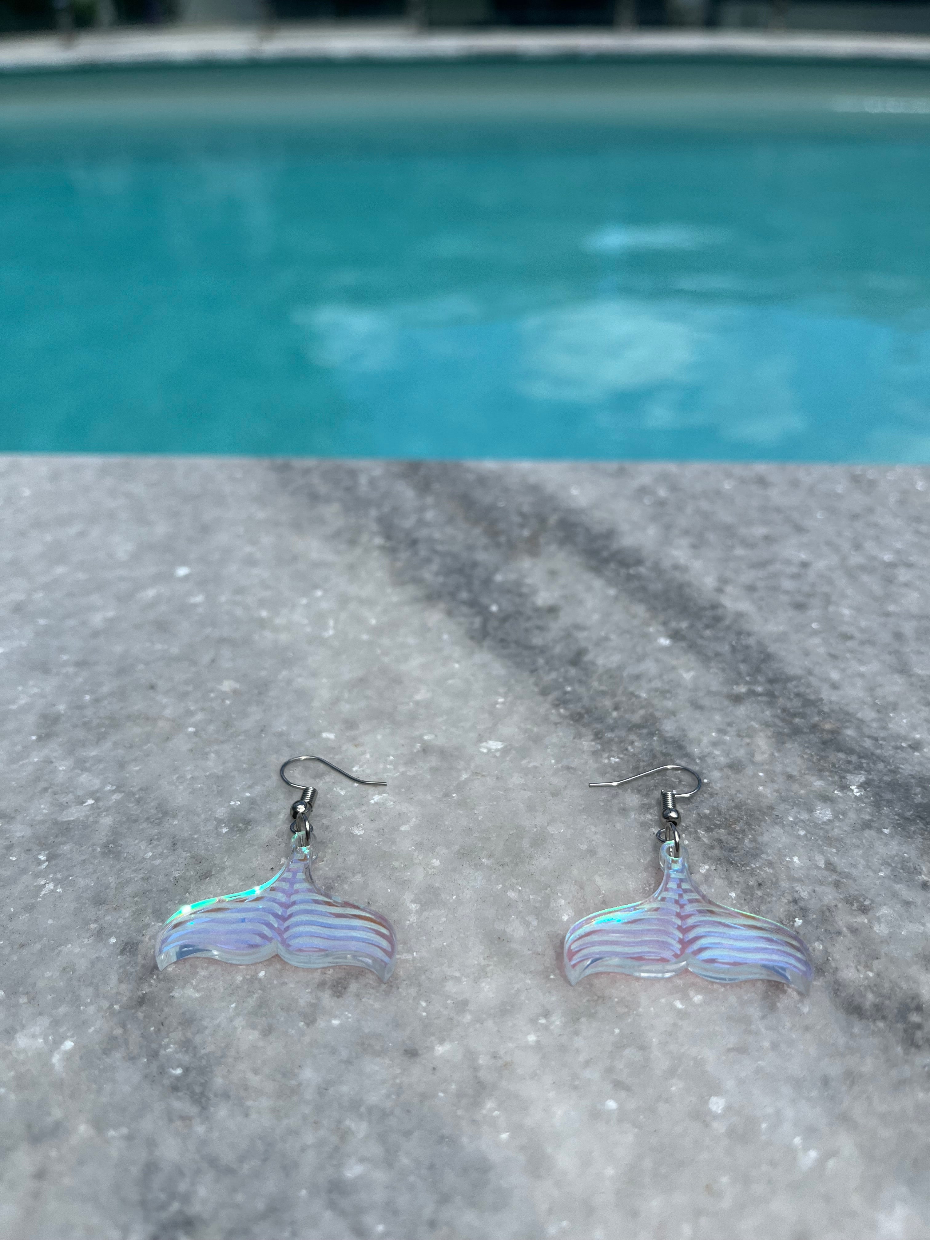 Whale/Mermaid Earrings